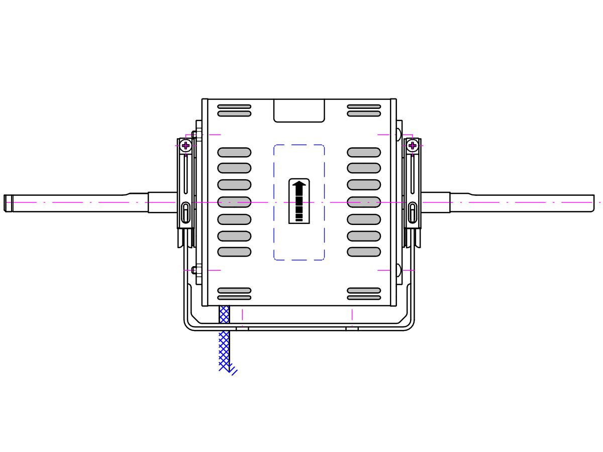 Fasco Fan Motor 240V 750W 808555QVA-A11S