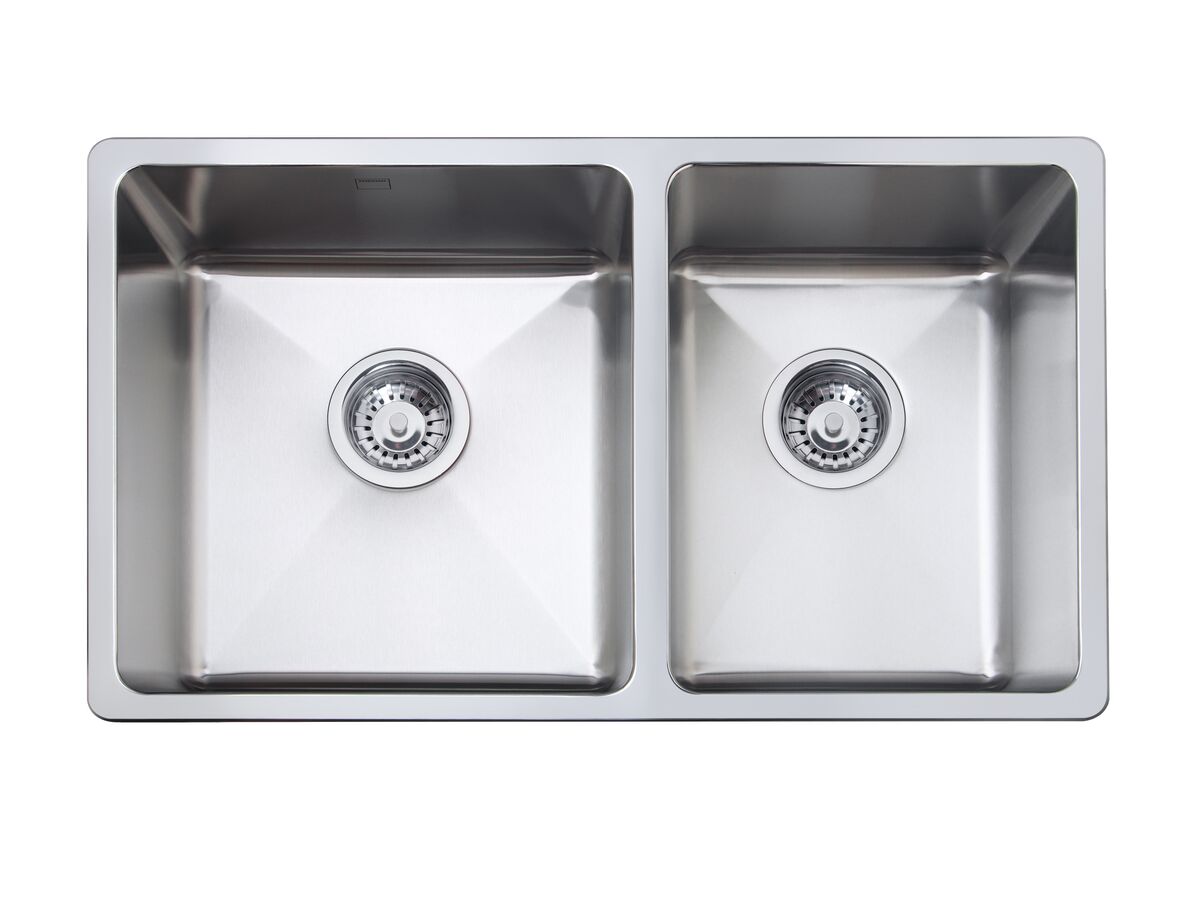 Memo Hugo 1 3/4 Bowl Sink No Taphole Stainless Steel