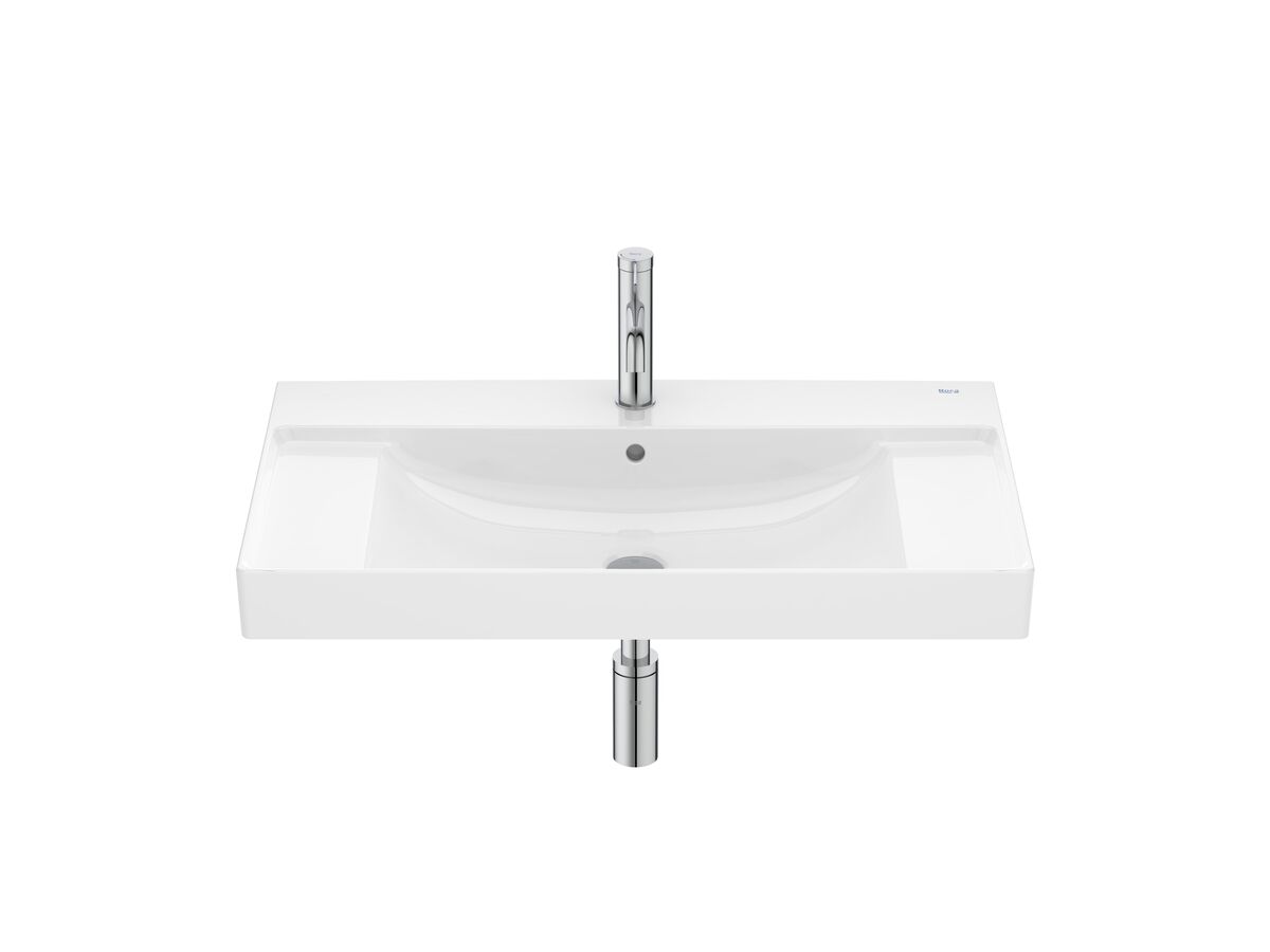 Hero - Roca Ona Wall-hung Basin 800x460 1 Taphole Centre Bowl Overflow