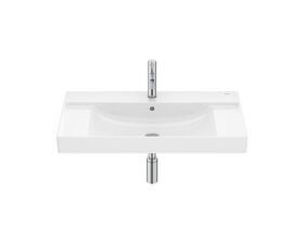 Hero - Roca Ona Wall-hung Basin 800x460 1 Taphole Centre Bowl Overflow