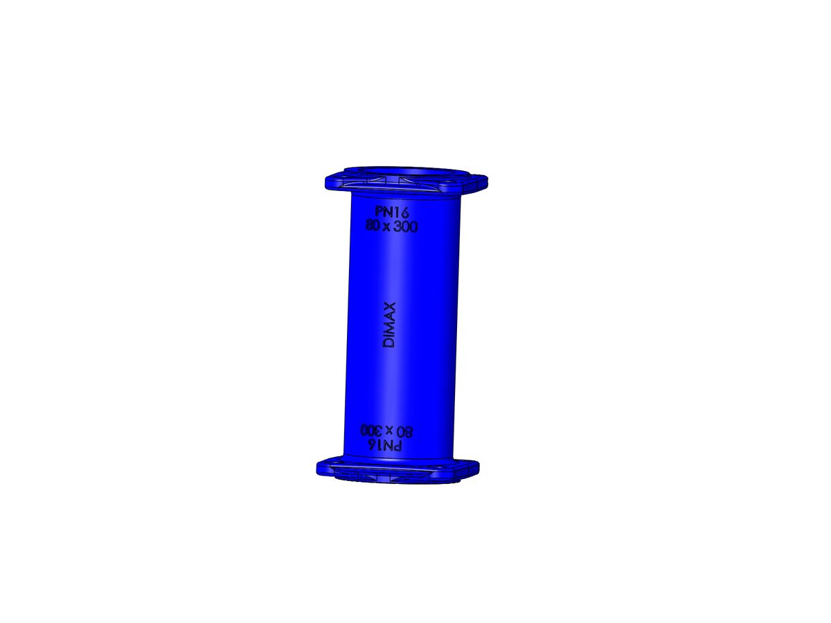 Dimax Ductile Iron Hydrant Riser (Flange x Flange) PN16 B5 80x 300mm