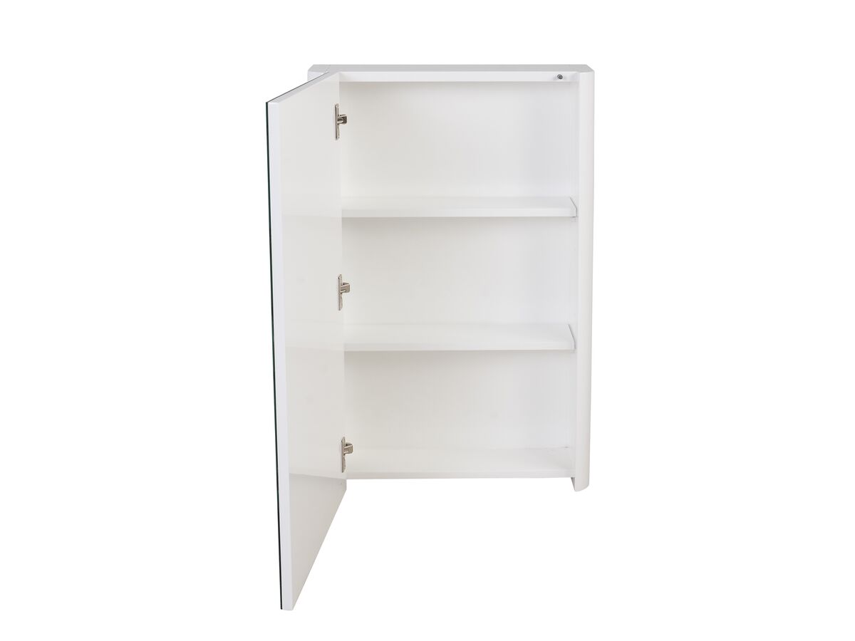 Posh Solus Mirror 1 Door 500mm White from Reece