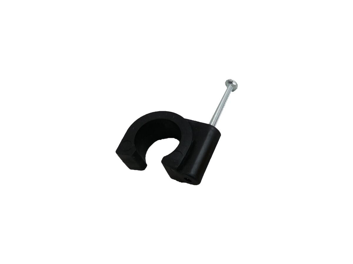 Rifeng Pipe Clips with Nail Black for Pex Pipe