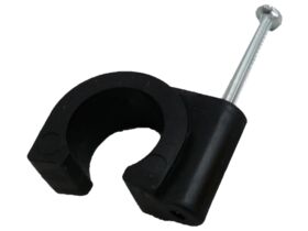 Rifeng Pipe Clips with Nail Black for Pex Pipe