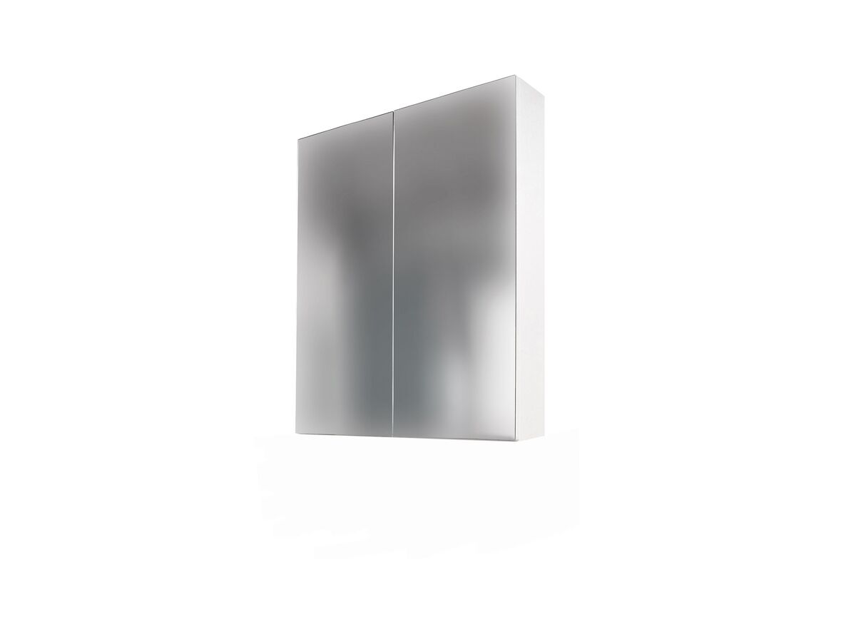 Posh Solus Mirror Cabinet 600 x 800mm Silk Gloss