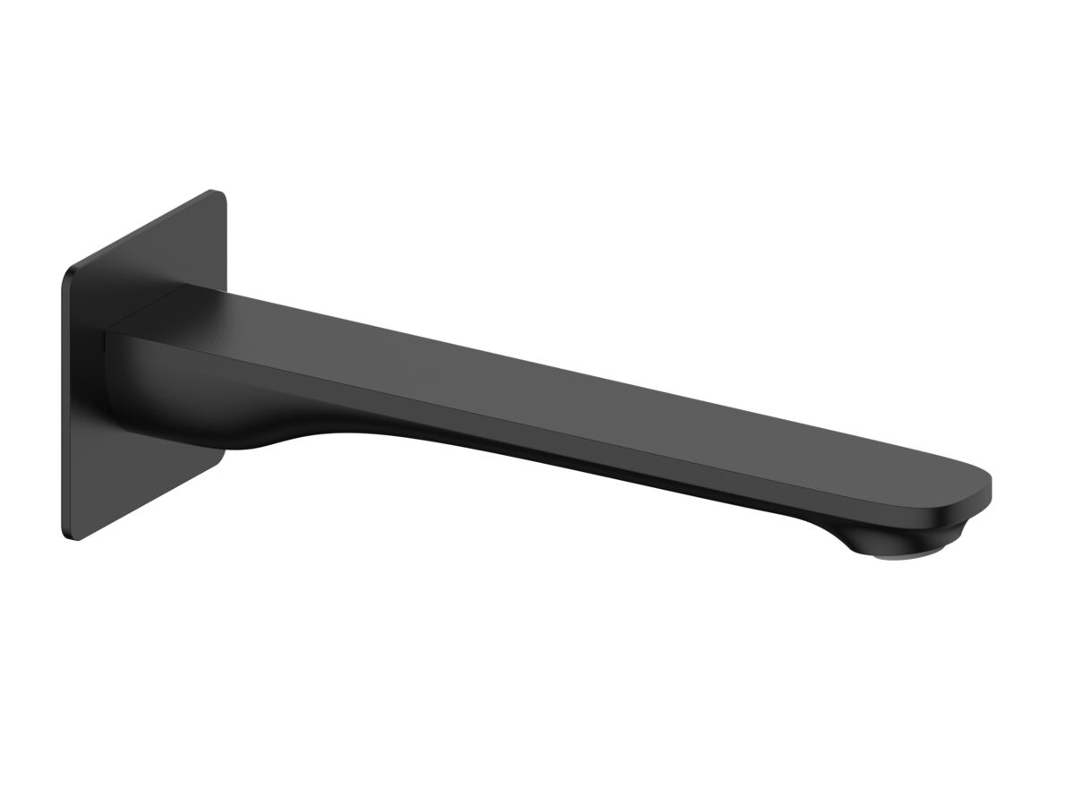 Mizu Silk Bath Outlet Matte Black from Reece