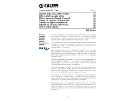 Installation Instructions - Caleffi Differential Bypass Valve 20mm