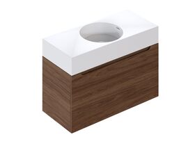 Supporting Image - Omvivo Neo Two Wall Hung Vanity 1000