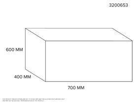 D3 Return Air box 700x400x600h