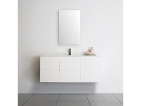 ADP Essence MKII Vanity Unit Centre Wall Hung 1 Door 4 Draws No Basin 1200