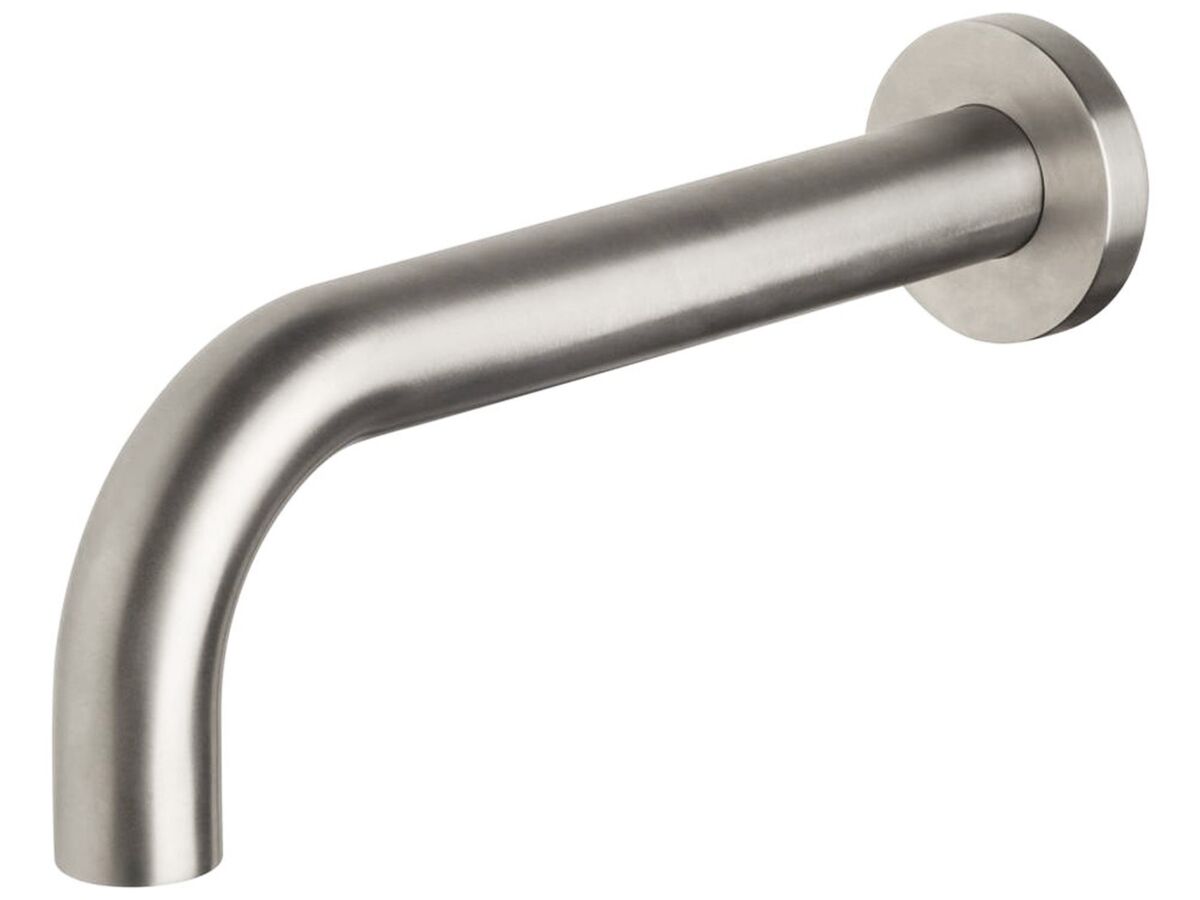 Scala 25mm Curved Bath Outlet 250mm 316 Stainless Steel