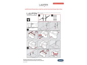 Installation Instructions - LAUFEN Kartell Rimless Back to Wall Pan White (4 Star)