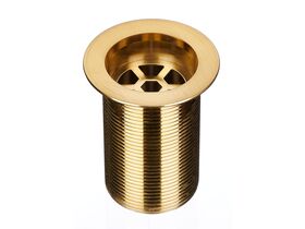 Mizu Drift 40mm Plug & Waste with No Overflow Brushed Gold