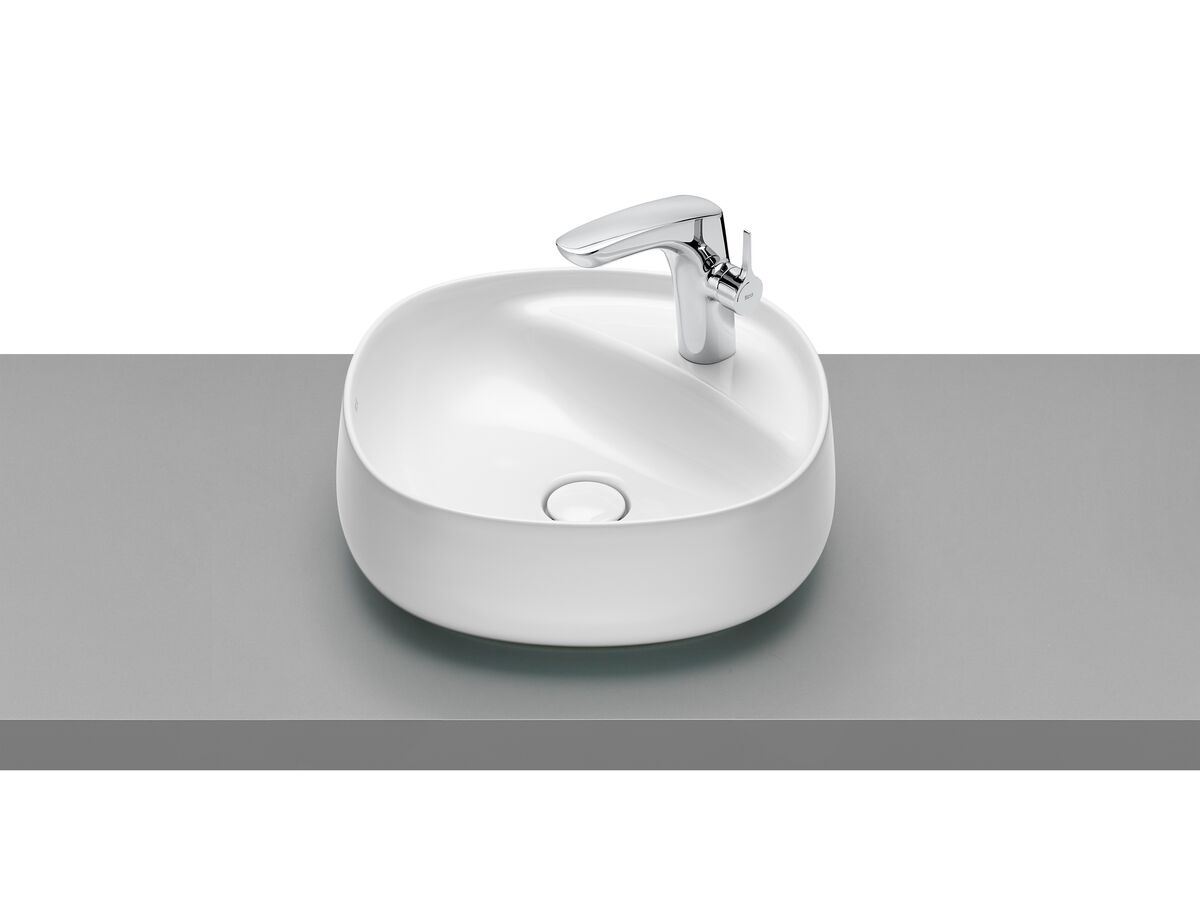 Roca Beyond Above Counter Basin 1 Taphole 450mm White