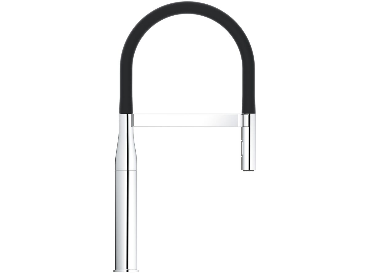 GROHE Essence Professional Pull Down Sink Mixer Chrome/ Black (4 Star)