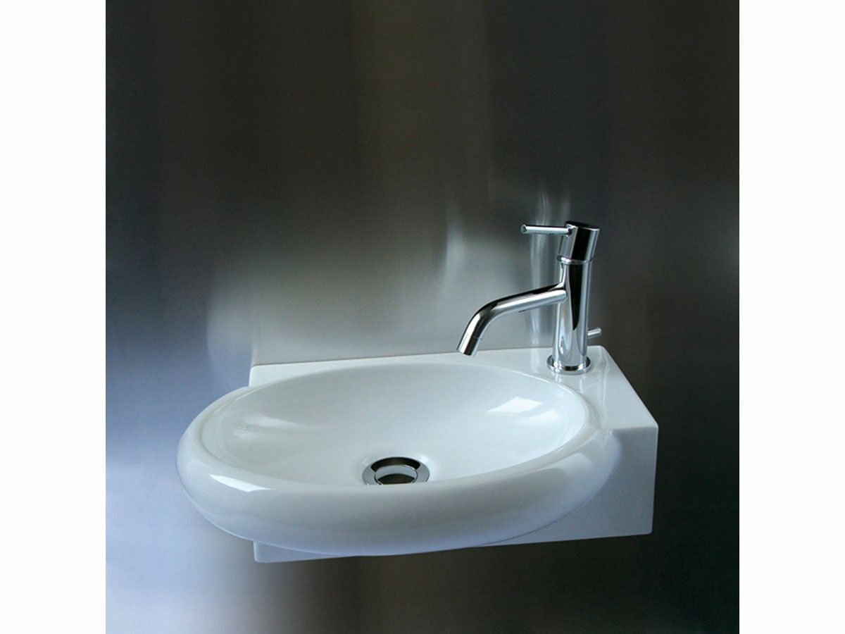 Whitestone XS Zetta Wall Basin 1 Taphole White