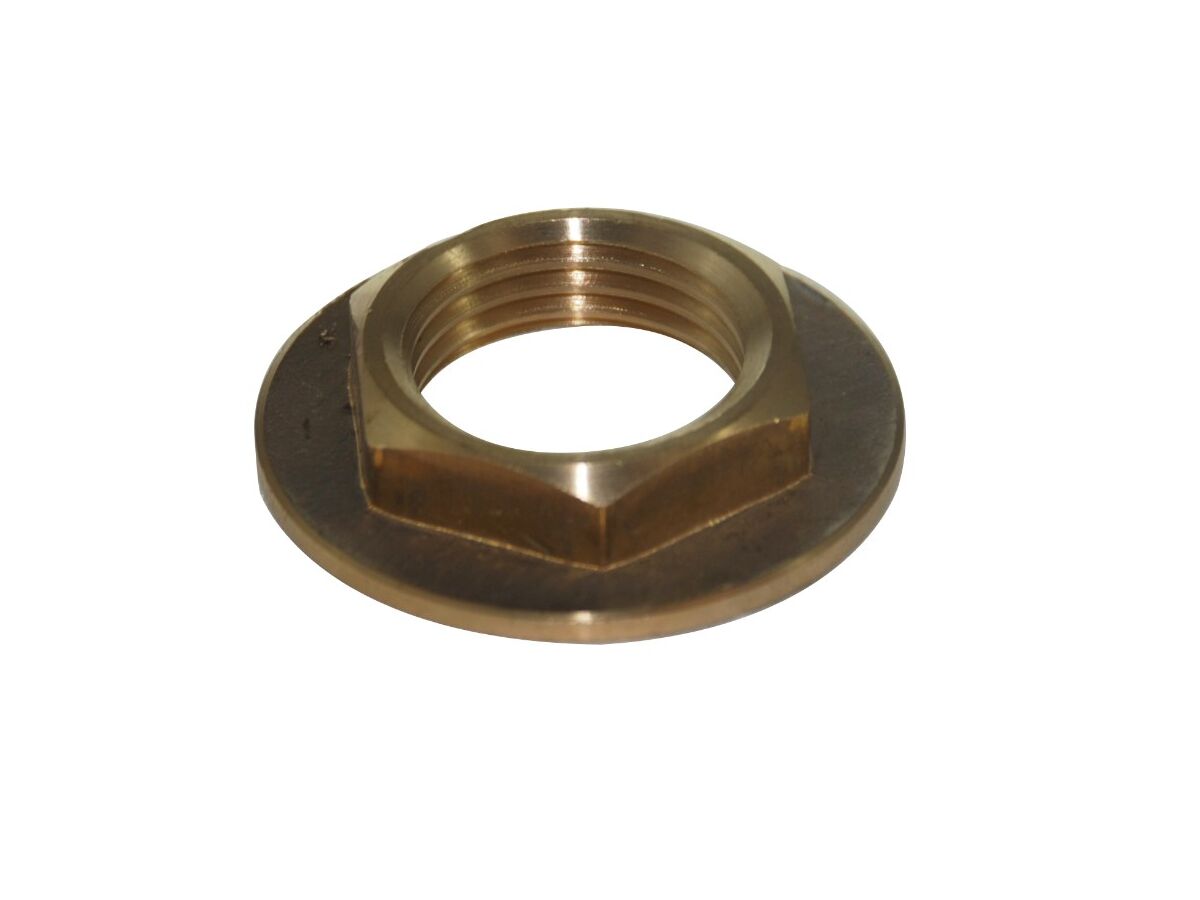 Brass Flanged Back Nut 15mm from Reece