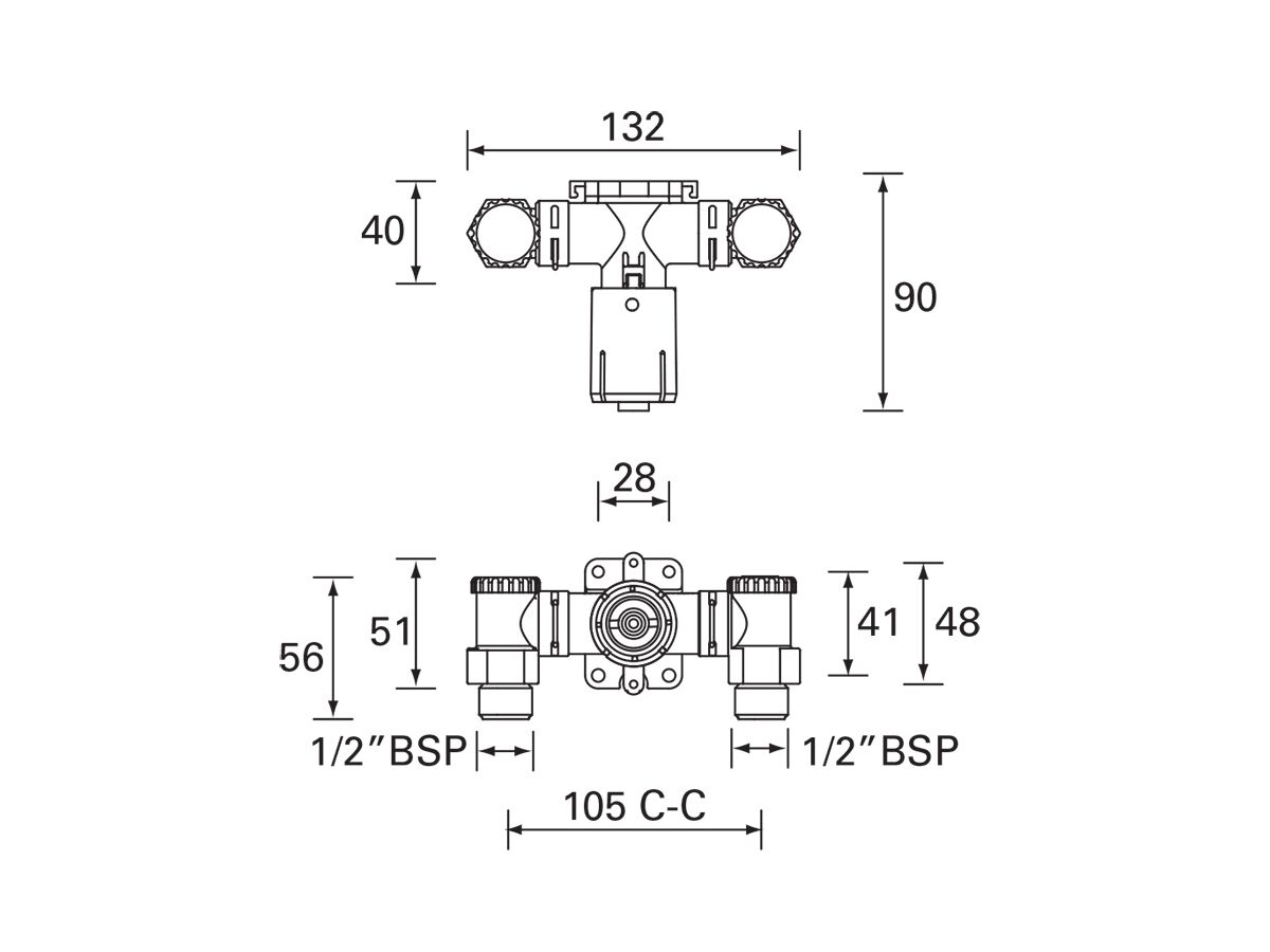 Felton Pressure Shower Valve
