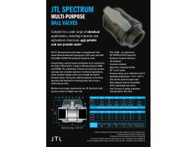 Specification Sheet - JTL Ball Valve Flyer