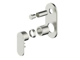 Hero - Mizu Soothe MK2 Shower Mixer With Diverter Trimset Brushed Nickel