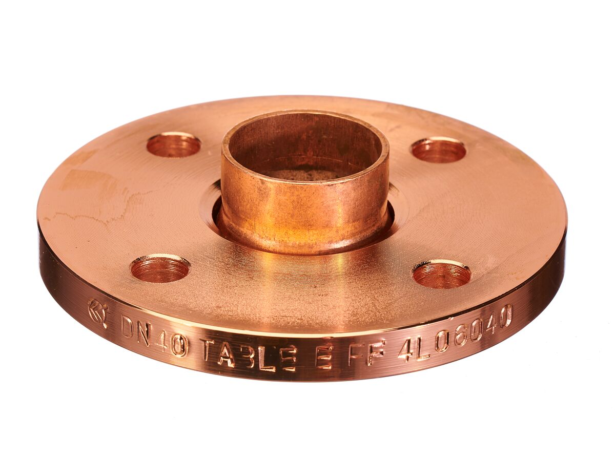 Ardent Copper Flange Adaptor Table E 40mm