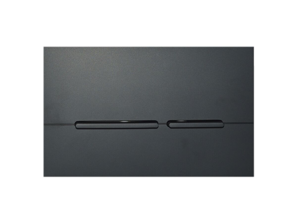 Hideaway+ Thin Button/ Plate Inwall ABS Matte Black