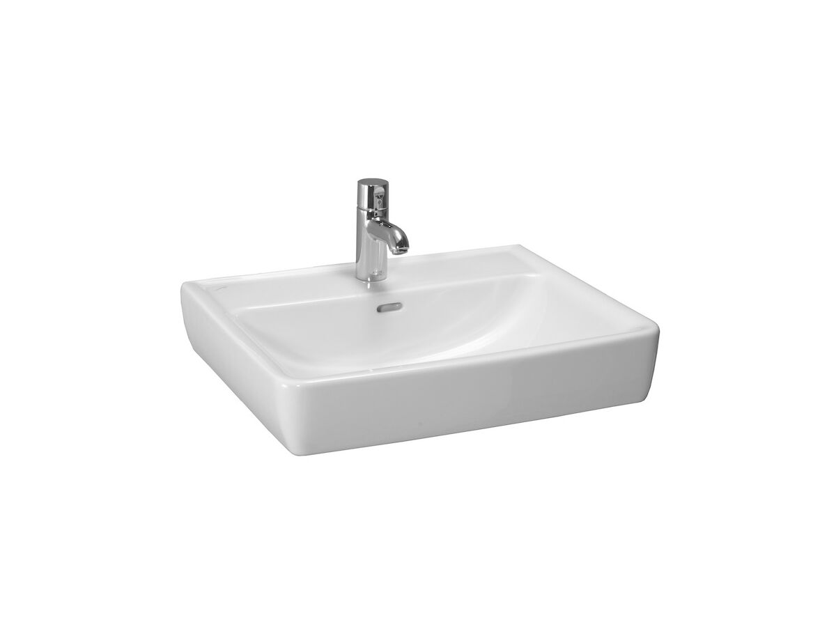 LAUFEN Pro A Wall / Counter Basin 1 Taphole with Overflow 600x480 White