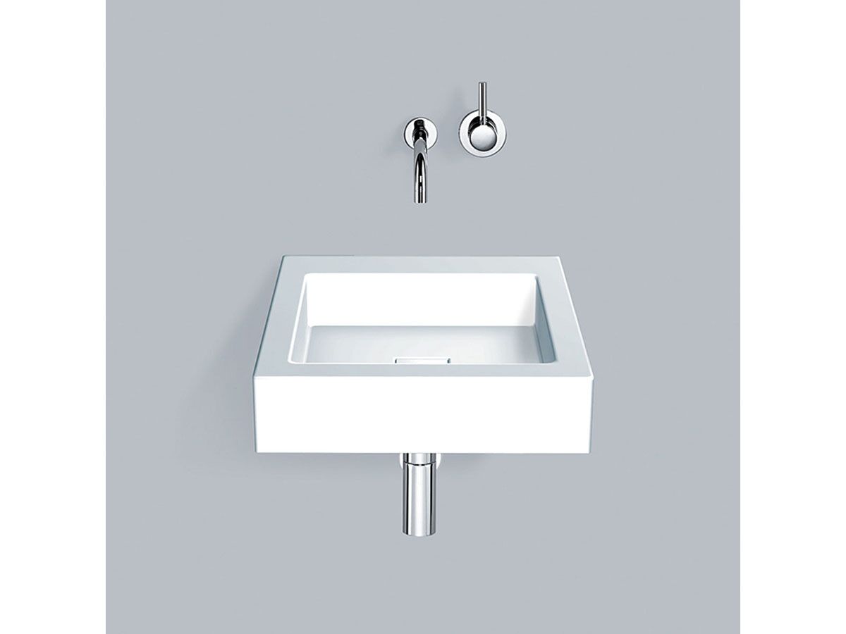 Alape WT.Q3 Wall Basin No Taphole 450mm White