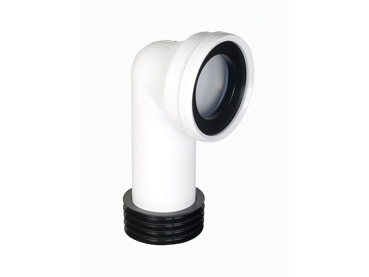 Dux Pan Connector 90 Degree Bend 100mm