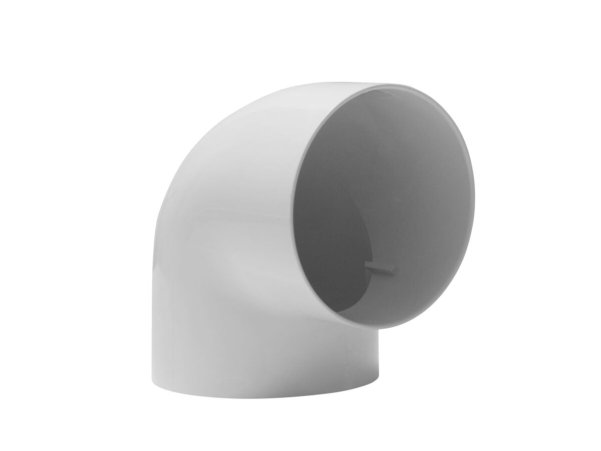 PVC Smooth S/W Bend - 90 Deg F&F 90mm