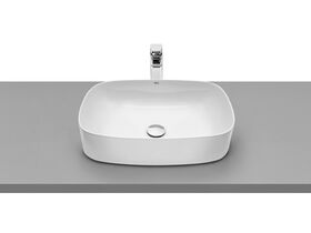 Roca Inspira Light Soft Square Above Counter Basin 500mm x 370mm White