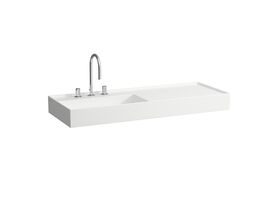 Kartell by LAUFEN Wall/Counter Left Hand Basin 1 Tap Hole 1200x460