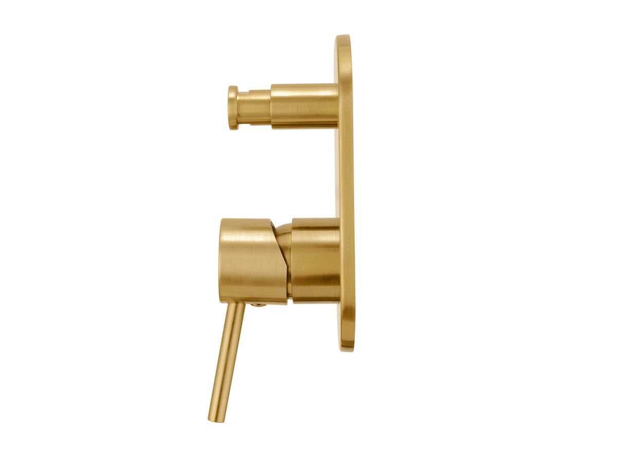 Mizu Drift MK2 Shower Mixer with Diverter Trimset Brushed Gold from Reece