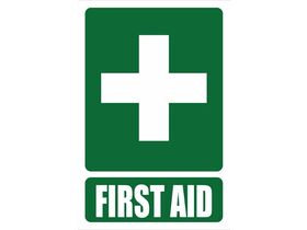First Aid 100mm x 100mm - Sticker