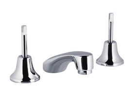 Standard Easy Clean O-Ring Basin Set Less Handle & Button Chrome (4 Star)