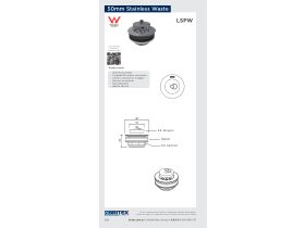 Installation Instructions - Britex Stainless Steel Waste Outlet 50mm