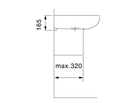 LAUFEN Alessi One Vanity 1 Taphole 900mm