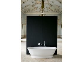 LAUFEN New Classic Freestanding  Bath 1900mm with Overflow Waste White