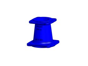 Dimax Taper Flange-Flange PN16 B5 100mm x 80mm