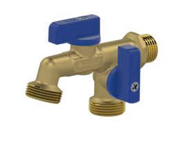 Arco Double Grifo Tap with Non Return Valve Male 15mm Lead Free