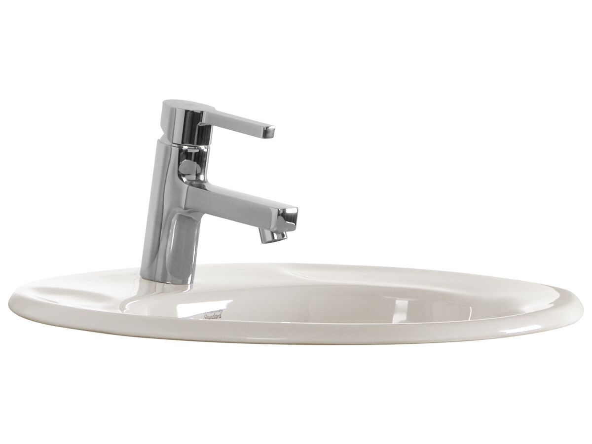 American Standard Studio Vanity Basin with Fixing Kit 1 Taphole White