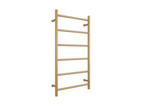 Mizu Drift MK2 550 x 1050mm Heated Towel Rail Low Voltage 24V Brushed Gold PVD