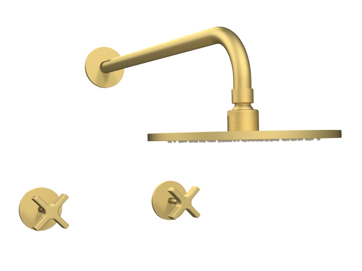 Milli Exo Shower Set Brushed Gold (3 Star)