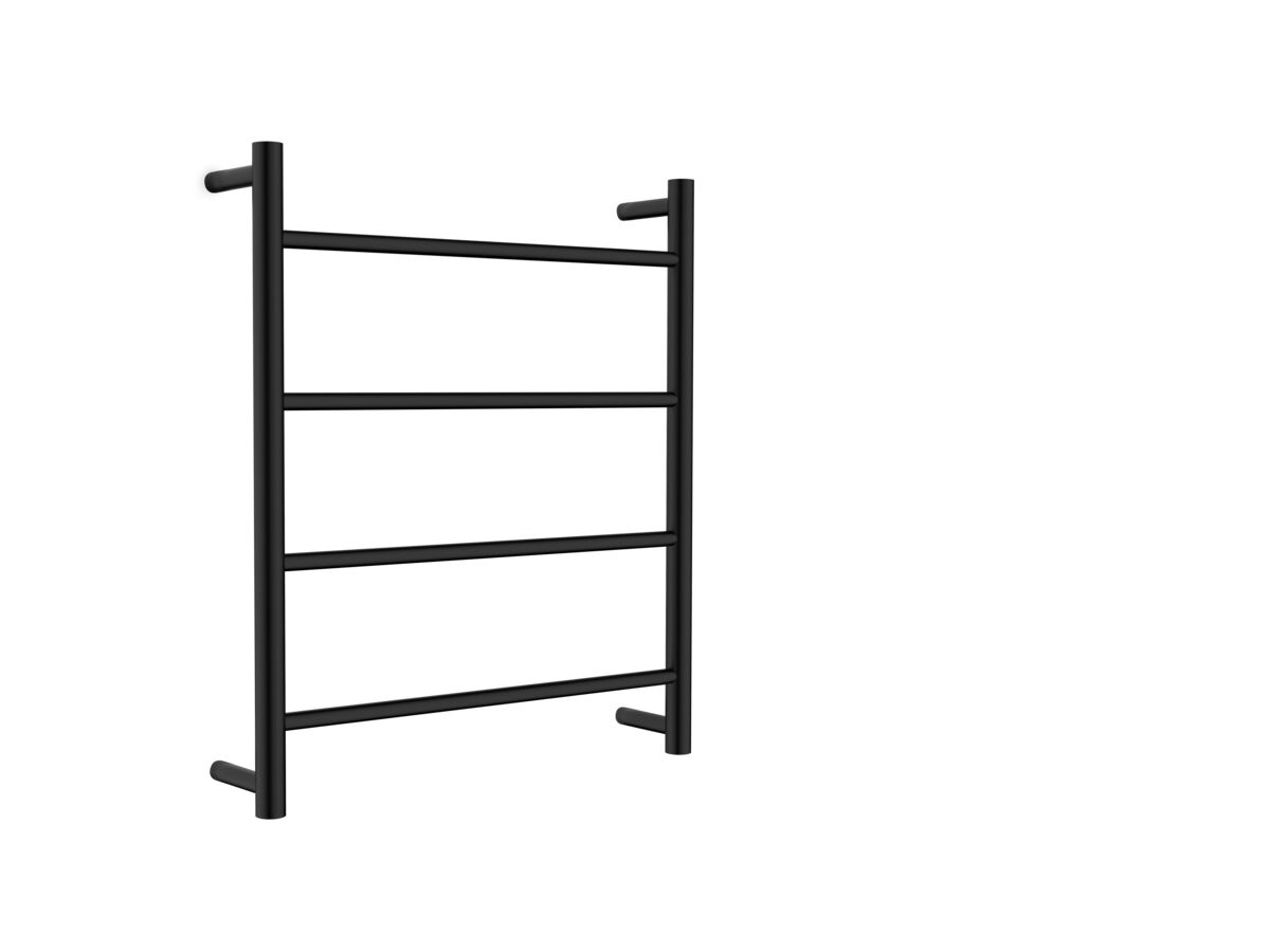 Posh Solus MK2 Heated Towel Rail 700 x 700mm Matte Black from Reece