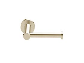 Scala Straight Toilet Roll Holder LUX PVD Brushed Platinum Gold