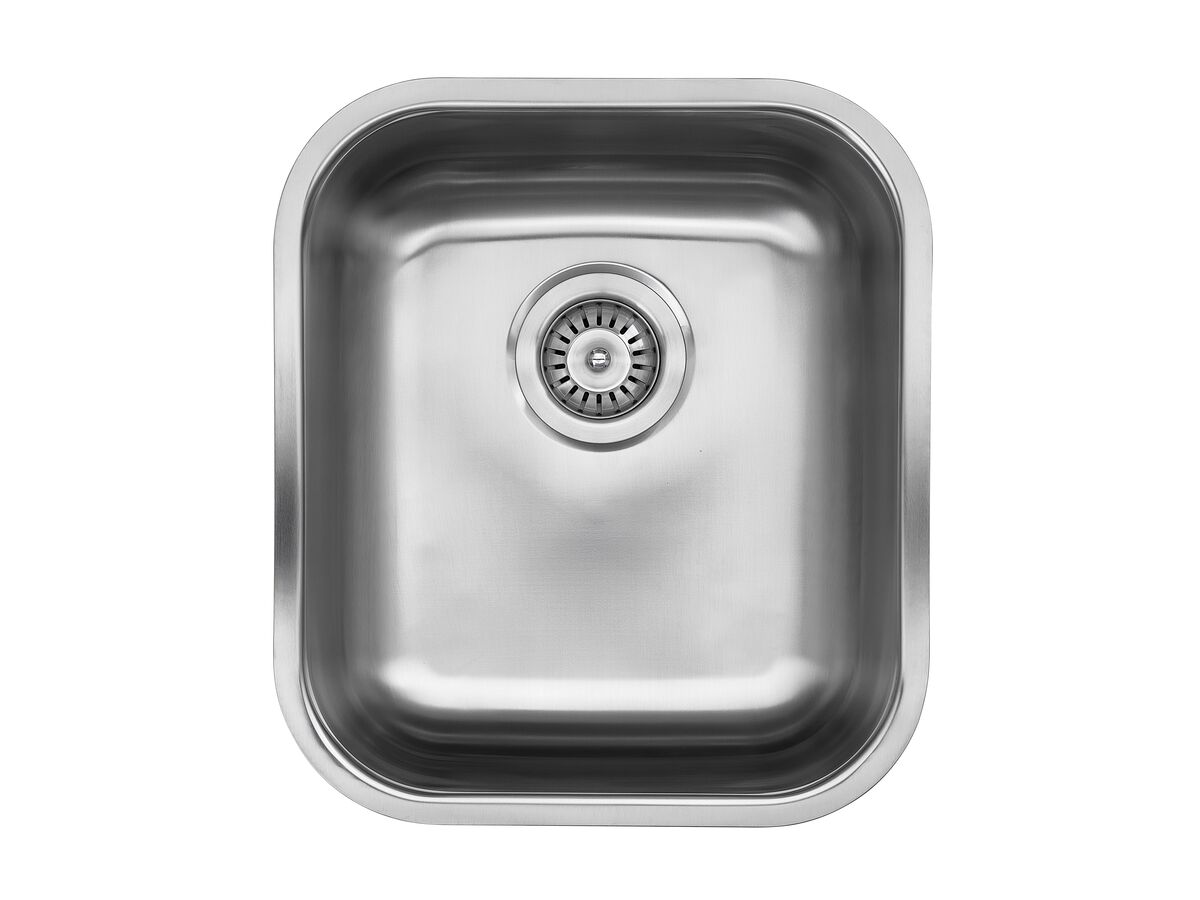 Posh Solus MK3 Single Bowl Undermount Sink, No Taphole, Stainless Steel