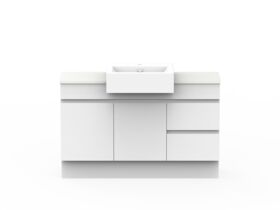 Posh Domaine Semi Recessed Vanity Unit