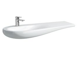 LAUFEN Alessi One Wall Basin Left Hand Basin with Fixing Kit 1 Taphole 1200mm