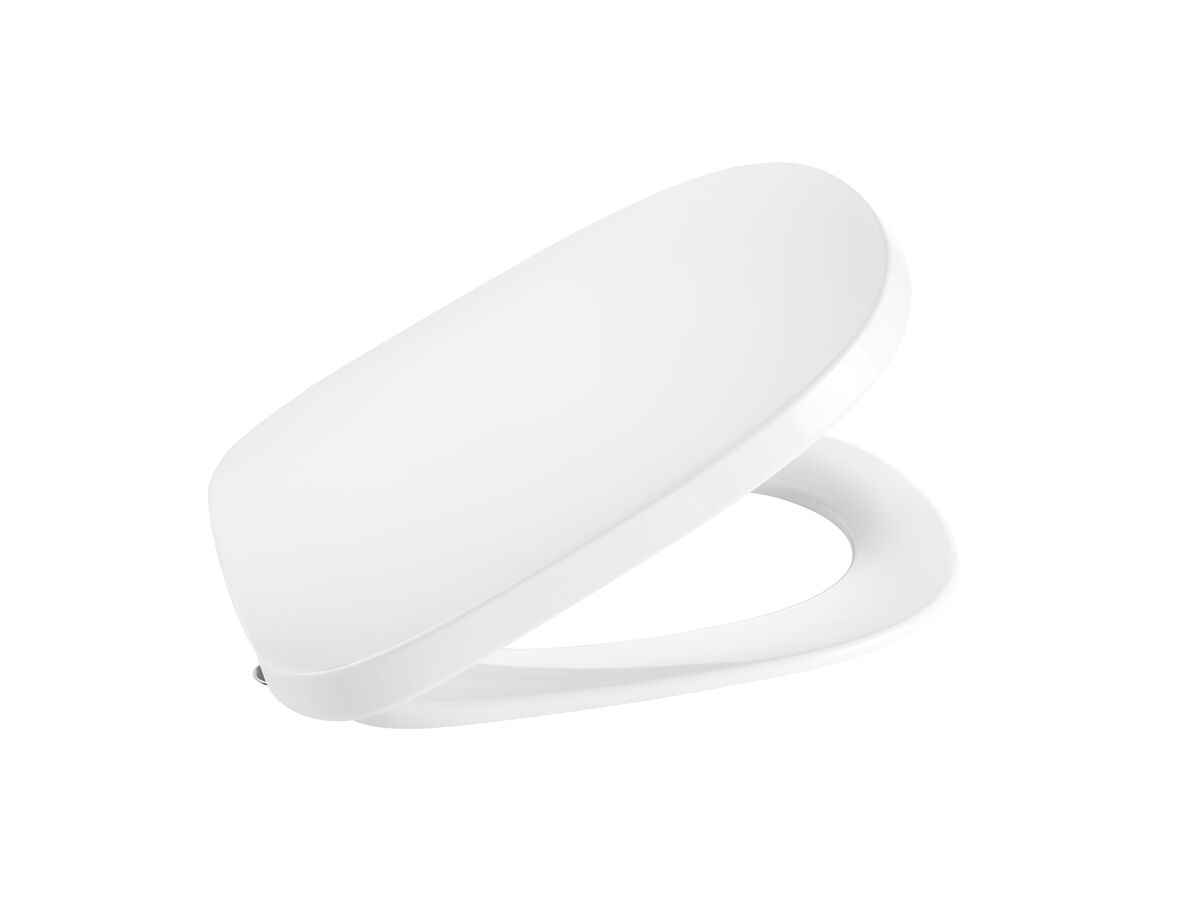 Roca Beyond Soft Close Quick Release Supralit Toilet Seat White from Reece