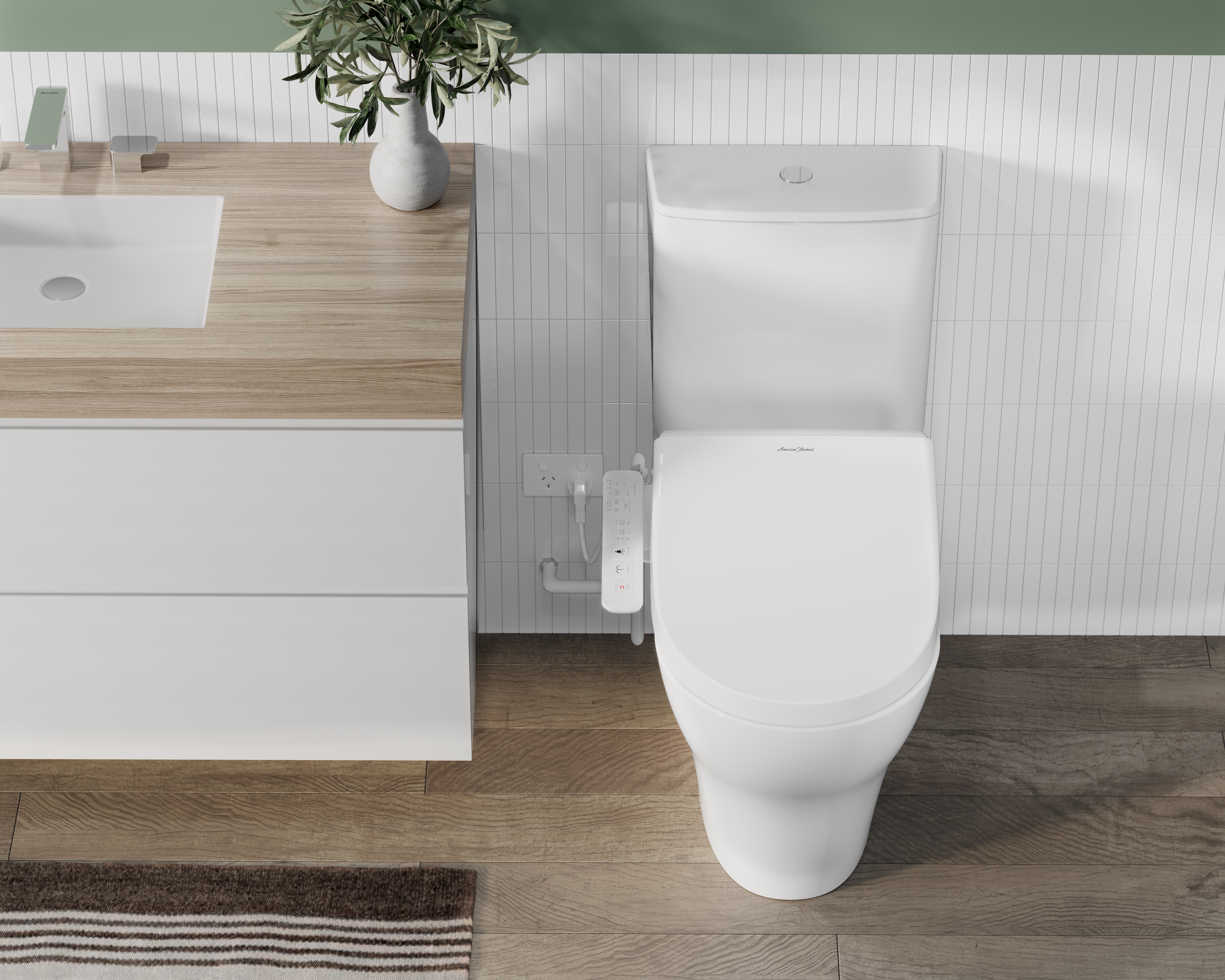 American Standard SpaLet EBidet Seat White from Reece